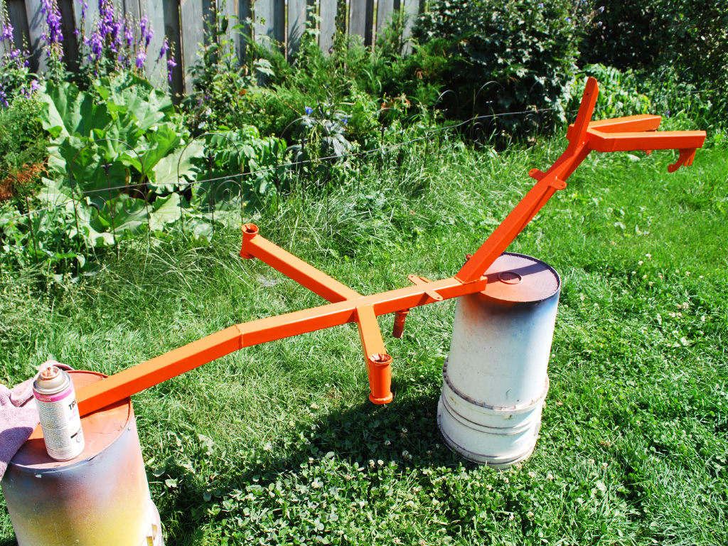 Warrior Racing Trike - spray painted frame